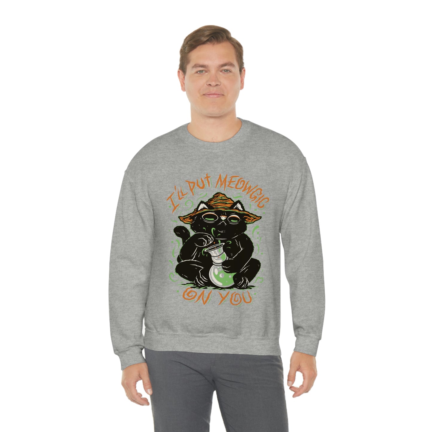 Ill put Meowgic On You Goth Aesthetic Sweatshirt