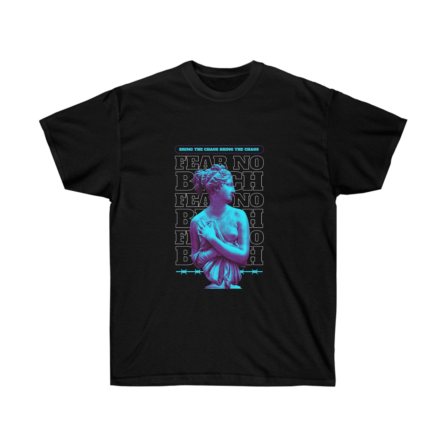 Fear No Bitch Y2k Aesthetic T-Shirt