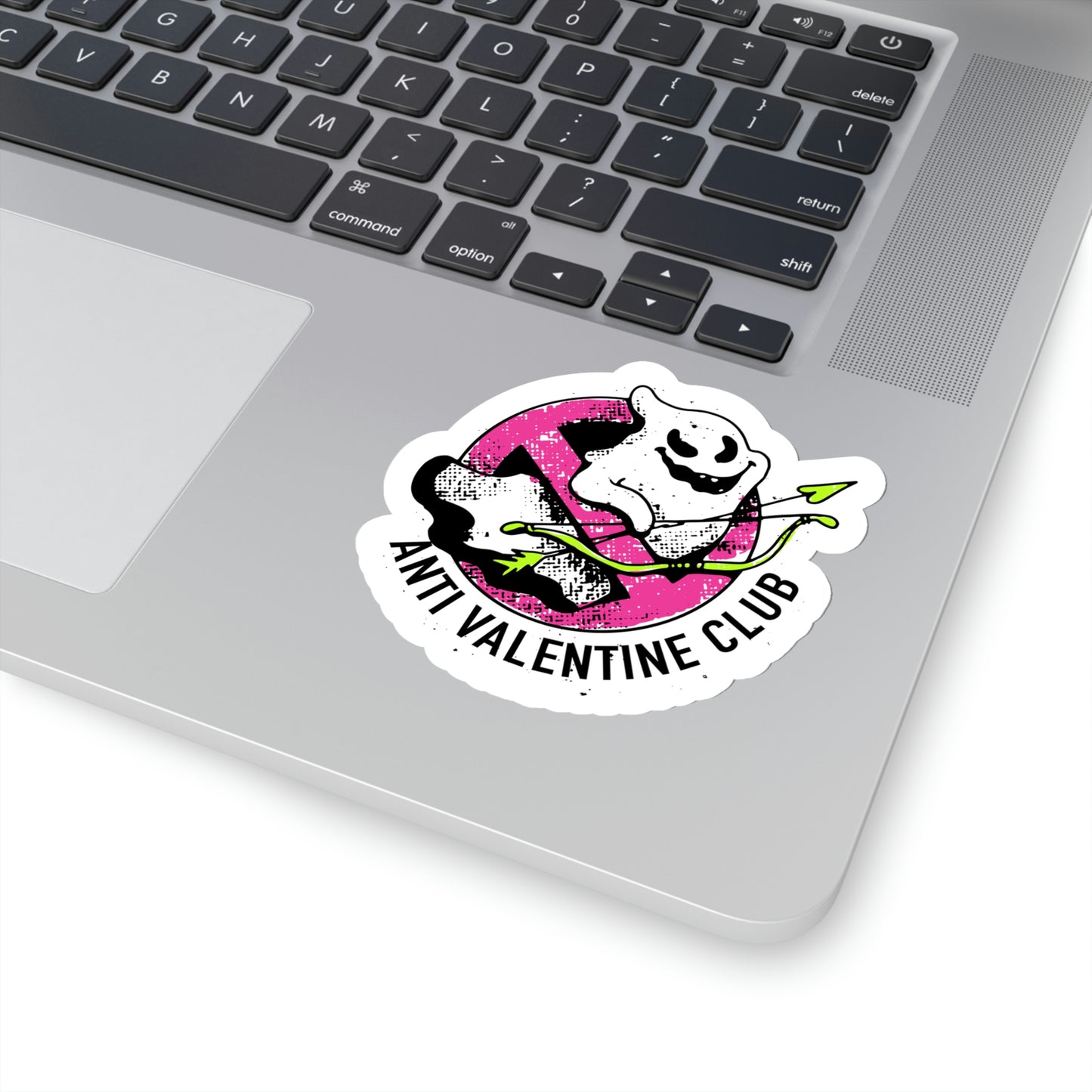 Anti Valentines CLub Ghost Sticker