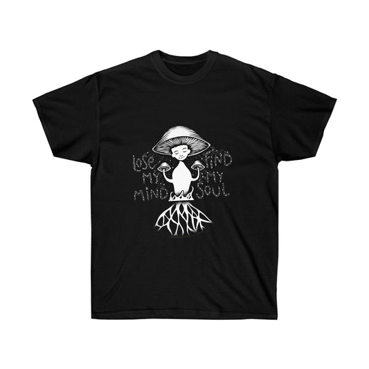Cottagecore Aesthetic Mushrooms, Fungi Dark T-Shirt