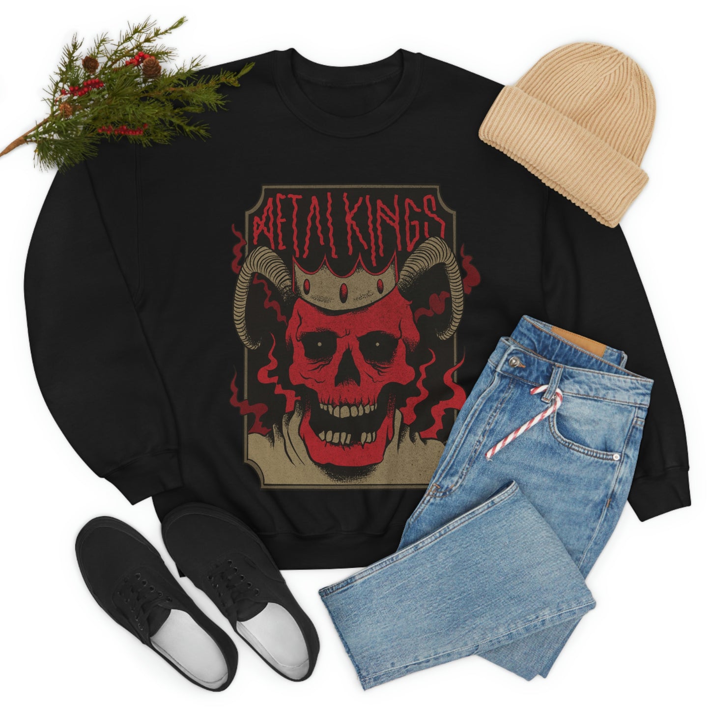 METAL KINGS Skull Sweatshirt