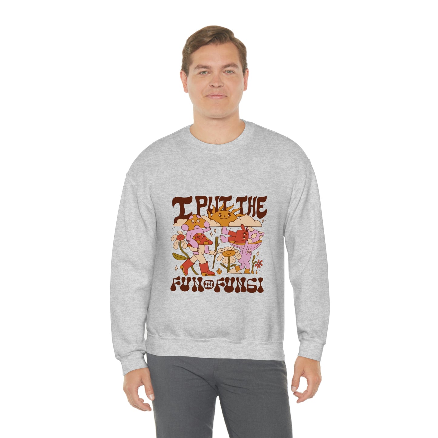 Cottagecore I Put The Fun In Fungi Sweatshirt