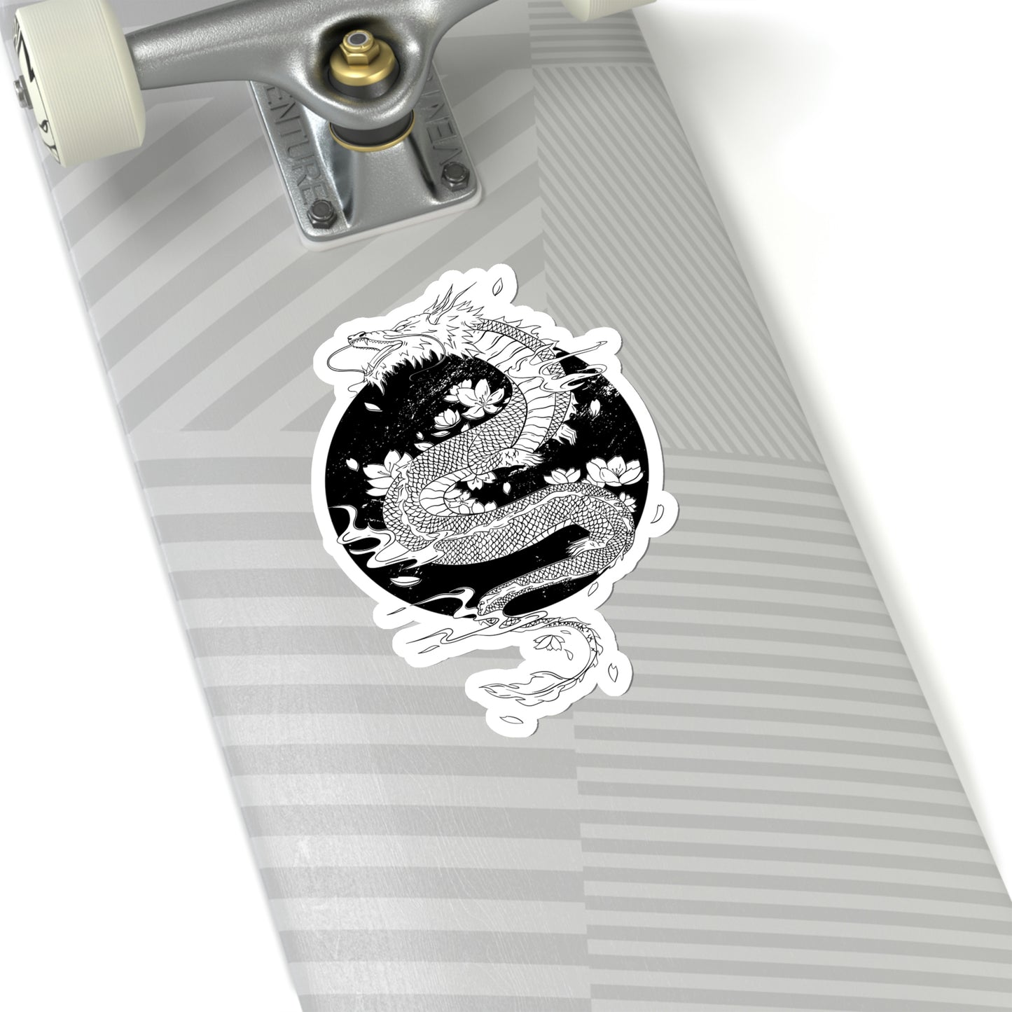 Indie Japanese Art, Japan Streeetwear Retro, Japanese Aesthetic Dragon Tattoo Sticker