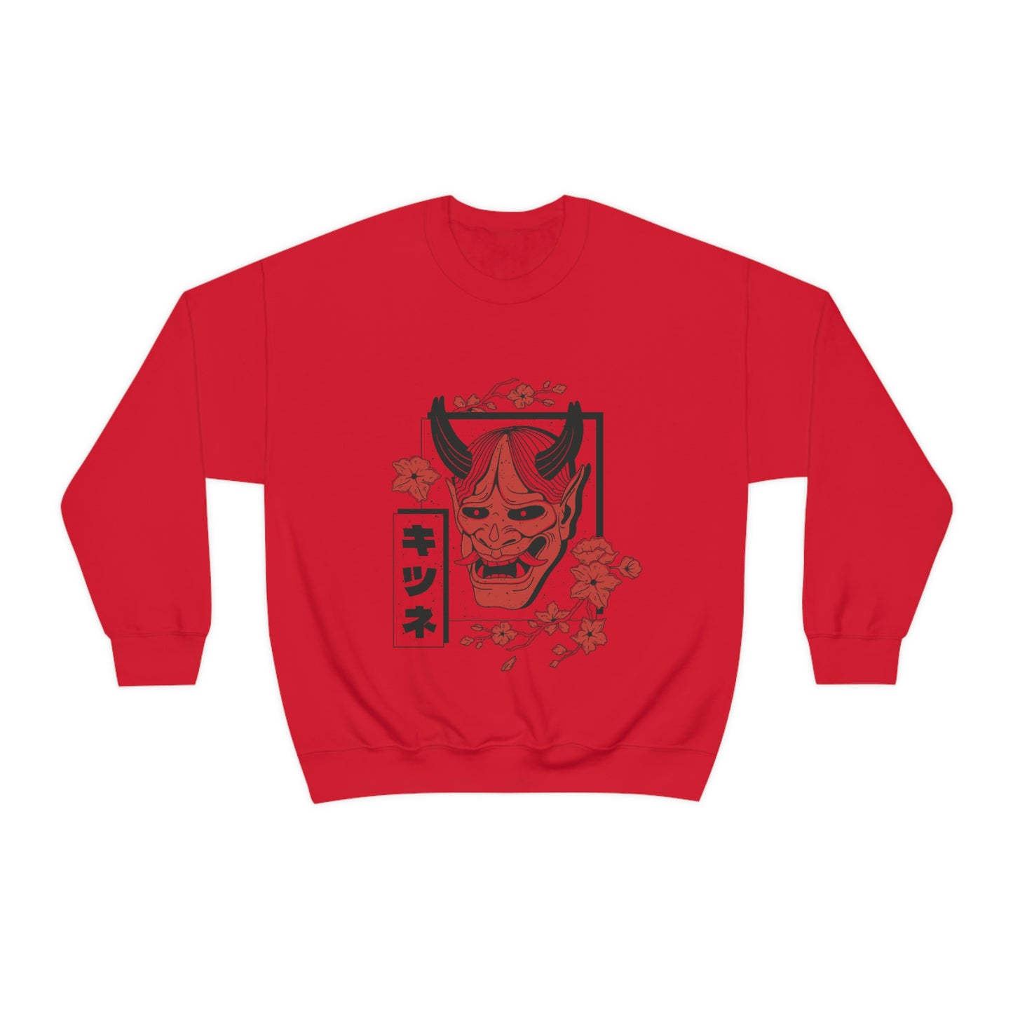 Indie Japanese Art, Japan Streeetwear Retro, Japanese Aesthetic Mask Sweatshirt