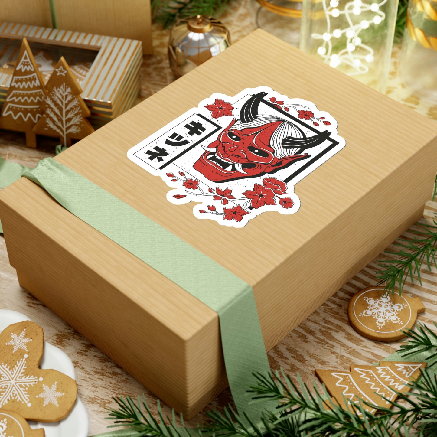 Indie Japanese Art, Japan Streeetwear Retro, Japanese Aesthetic Mask Sticker