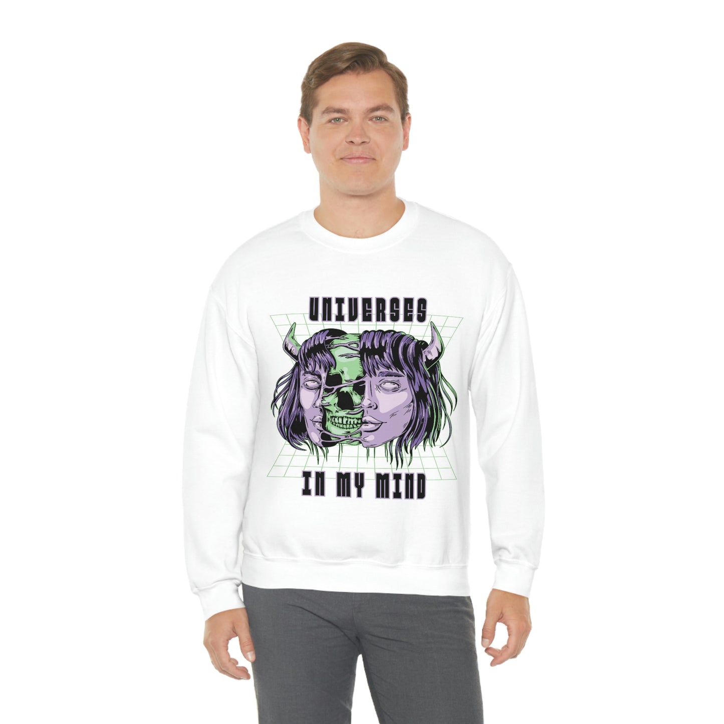 Universes In My Mind Pastel Goth Aesthetic Cyber Sweatshirt