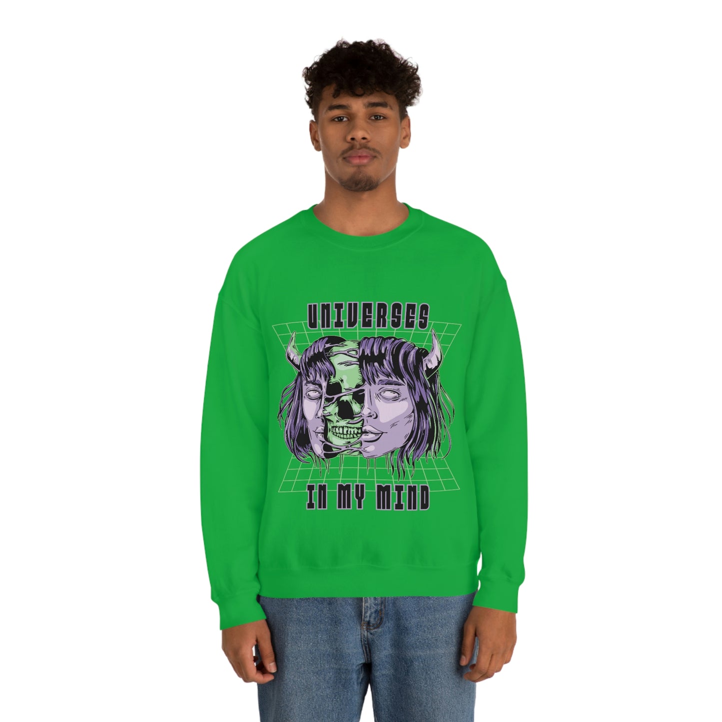 Universes In My Mind Pastel Goth Aesthetic Cyber Sweatshirt