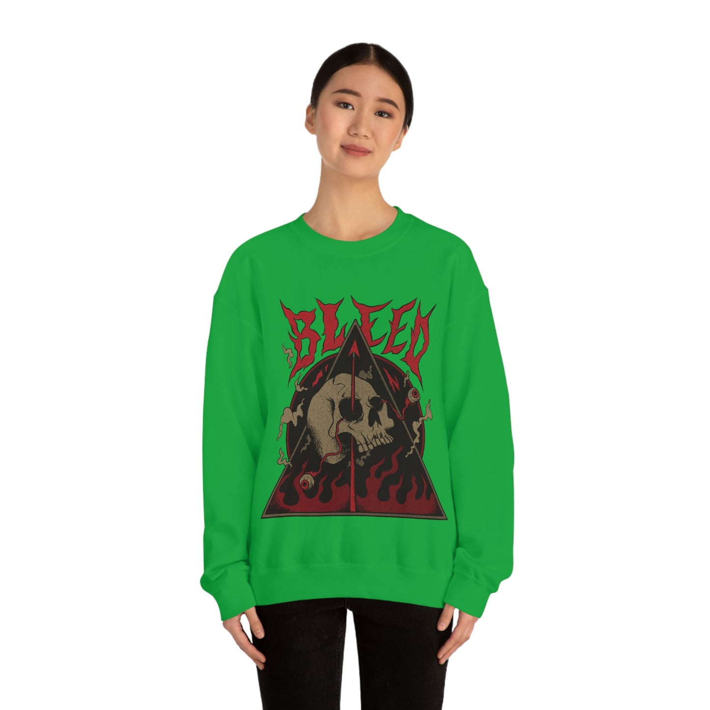 SKULL METAL BAND Goth Aesthetic Sweatshirt