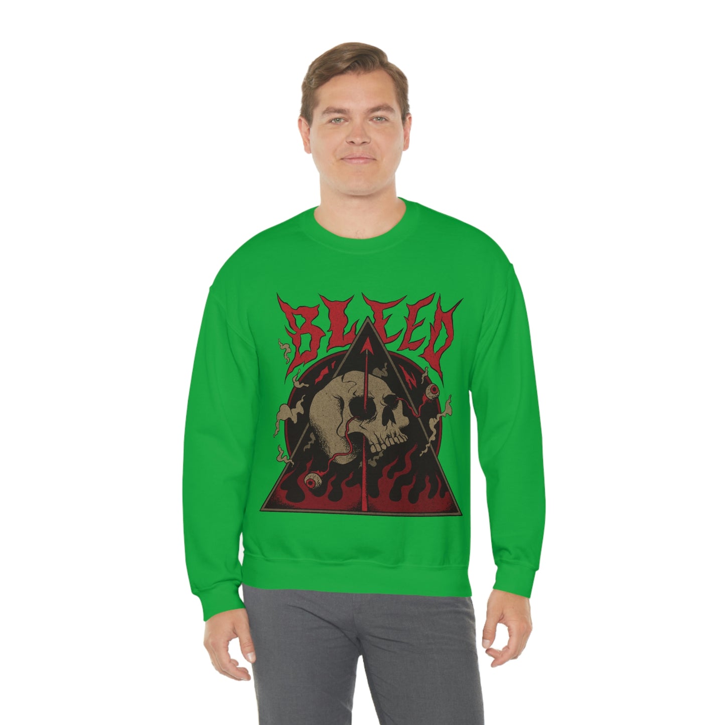 SKULL METAL BAND Goth Aesthetic Sweatshirt