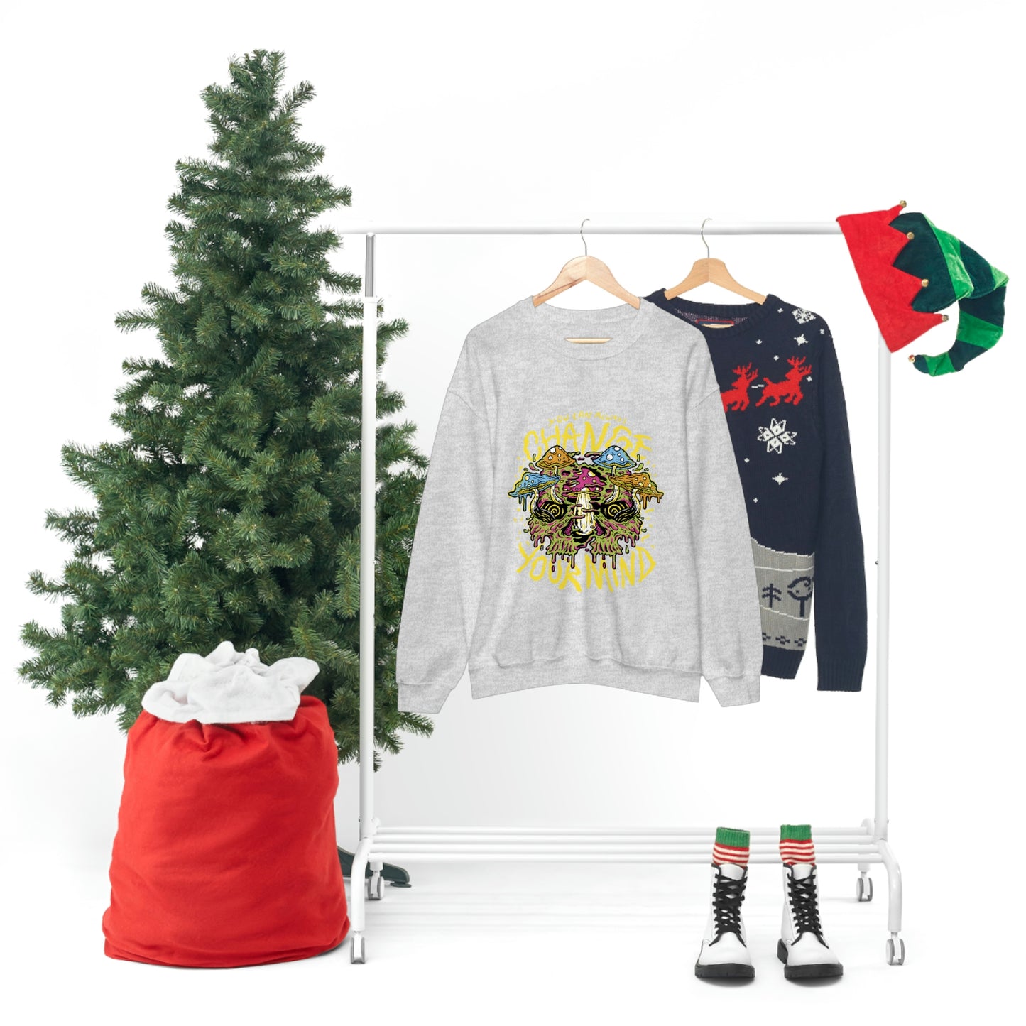 Cottagecore You Can ALways Change Your Mind Psychedelic Sweatshirt