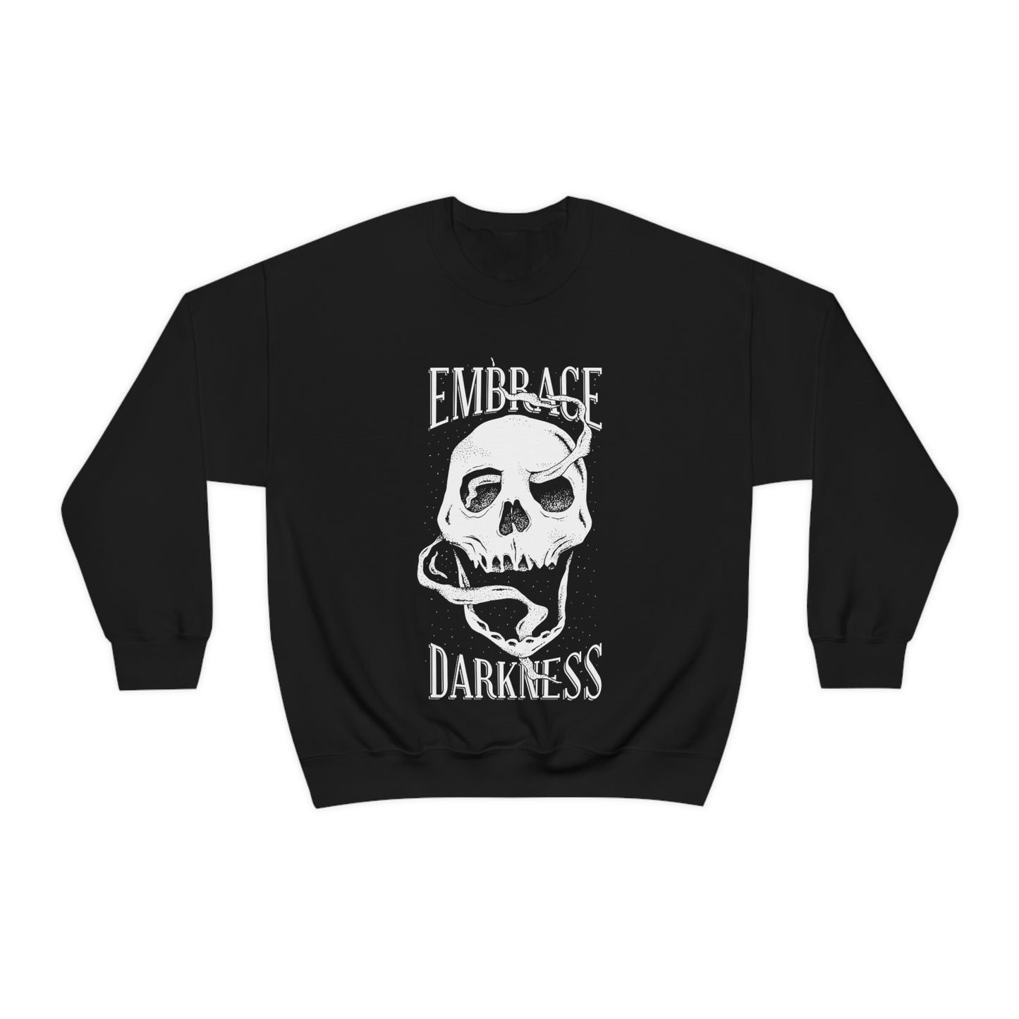 Embrace Darkness Goth Aesthetic Sweatshirt