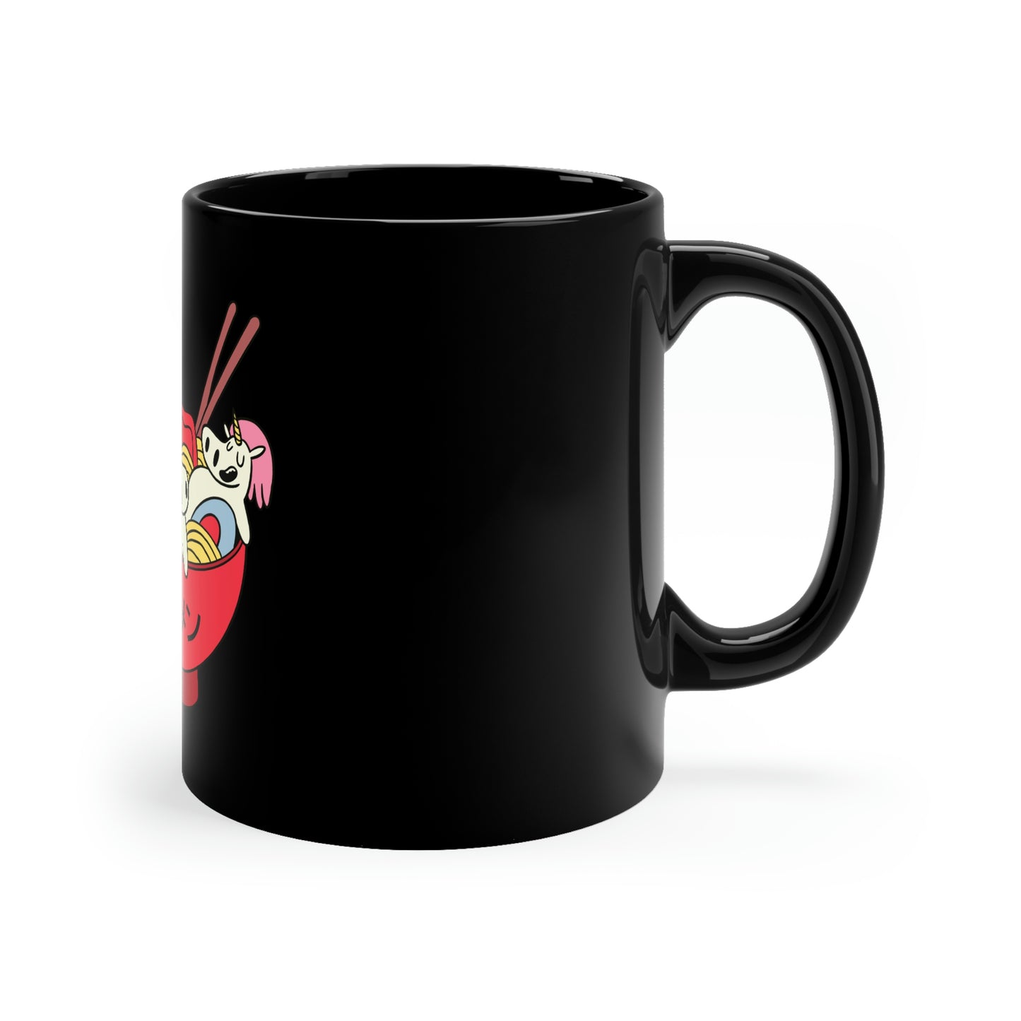 Japanese Aesthetic Unicorn In Ramen Mug