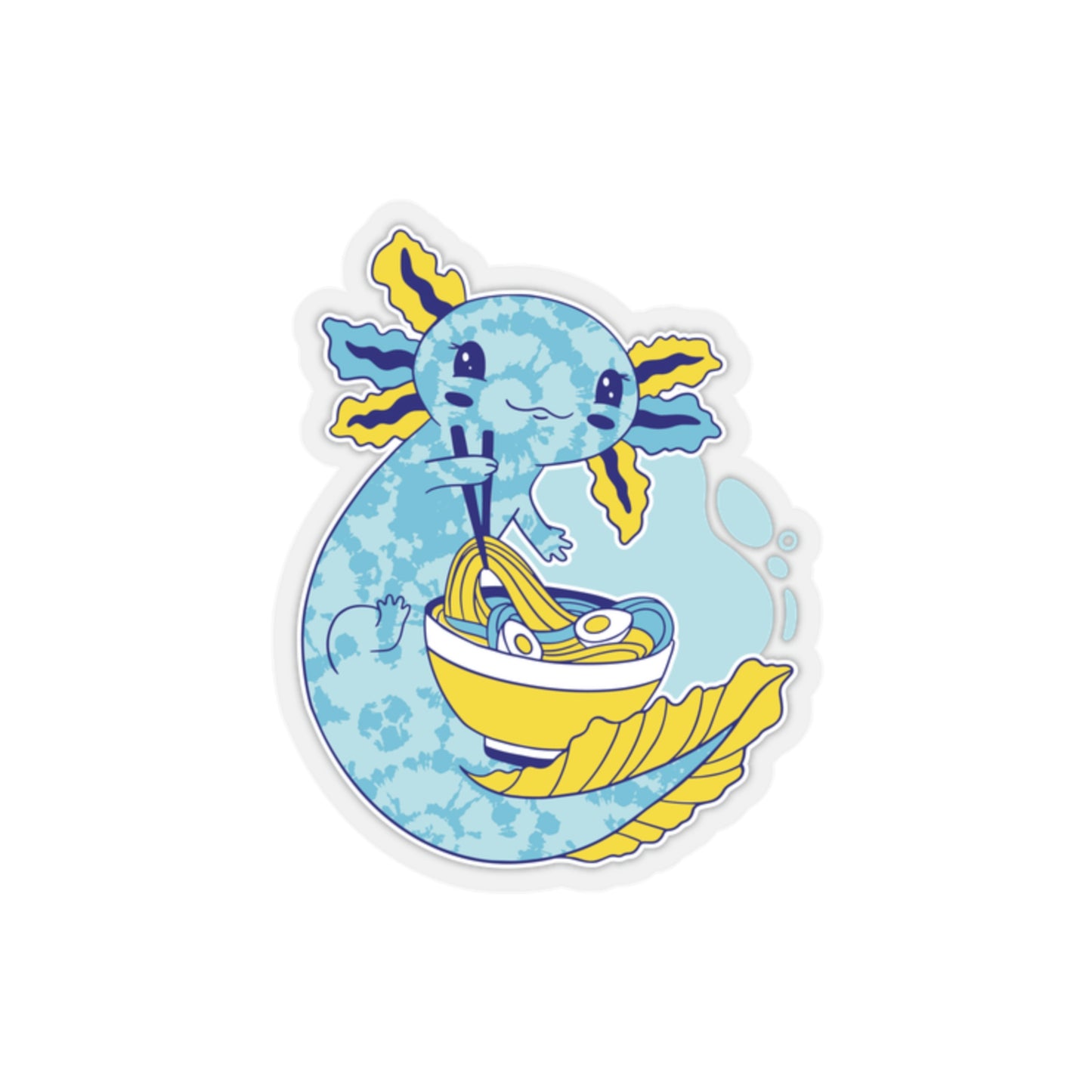 Kawaii Aesthetic Axolotl Sticker