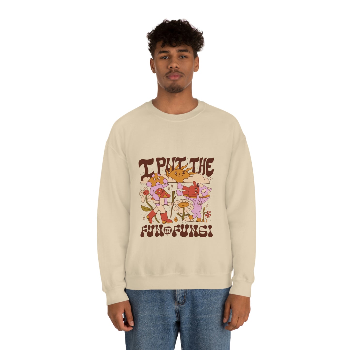 Cottagecore I Put The Fun In Fungi Sweatshirt