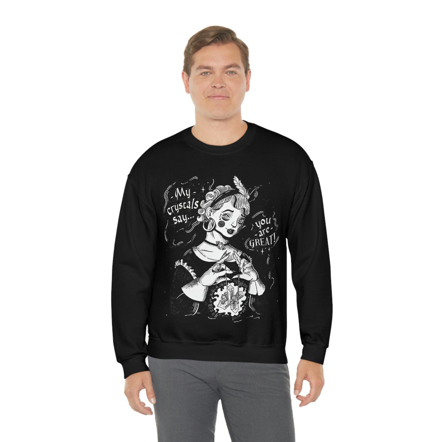 Witch Aesthetic Ilustration Sweatshirt
