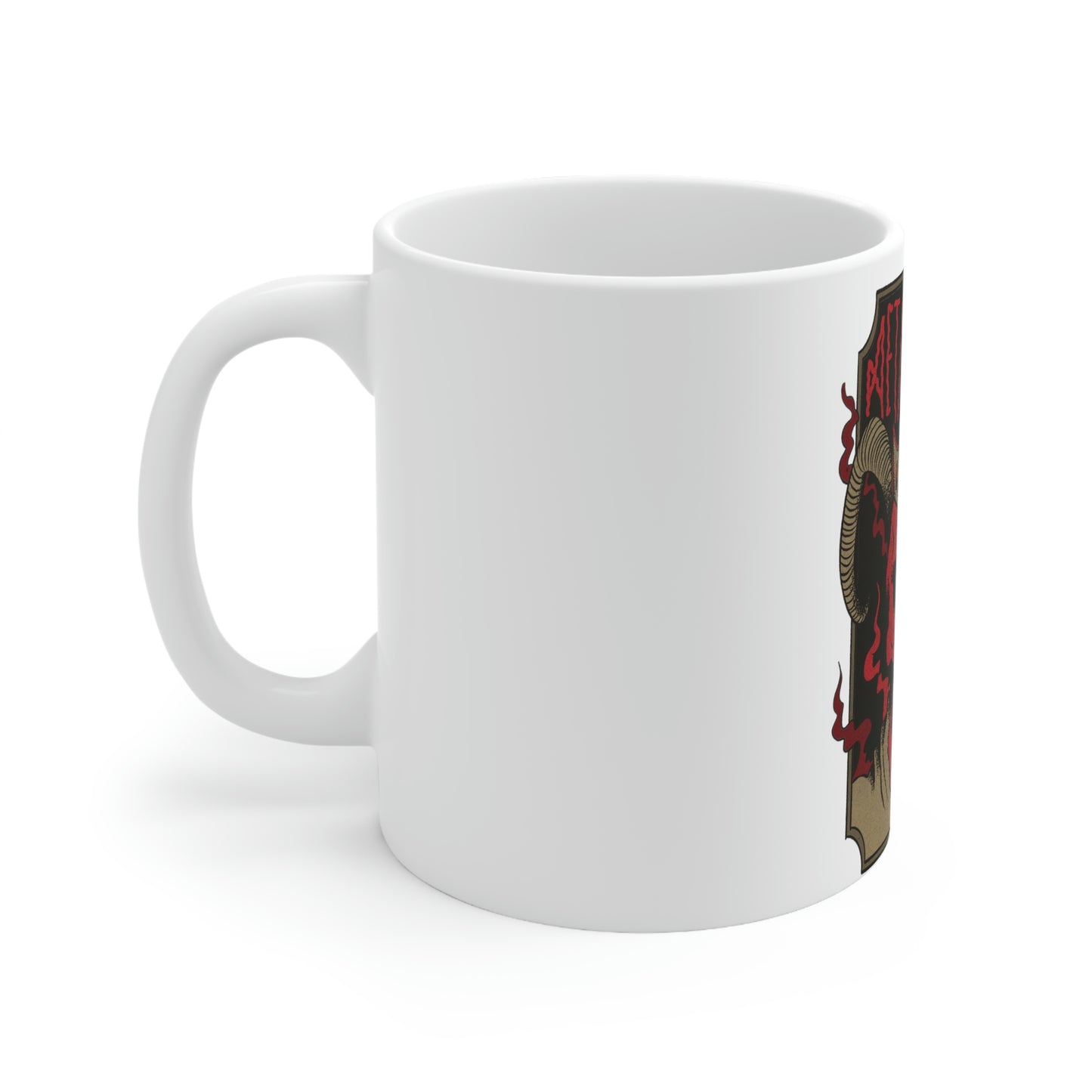 METAL KINGS BAND Goth Aesthetic White Ceramic Mug