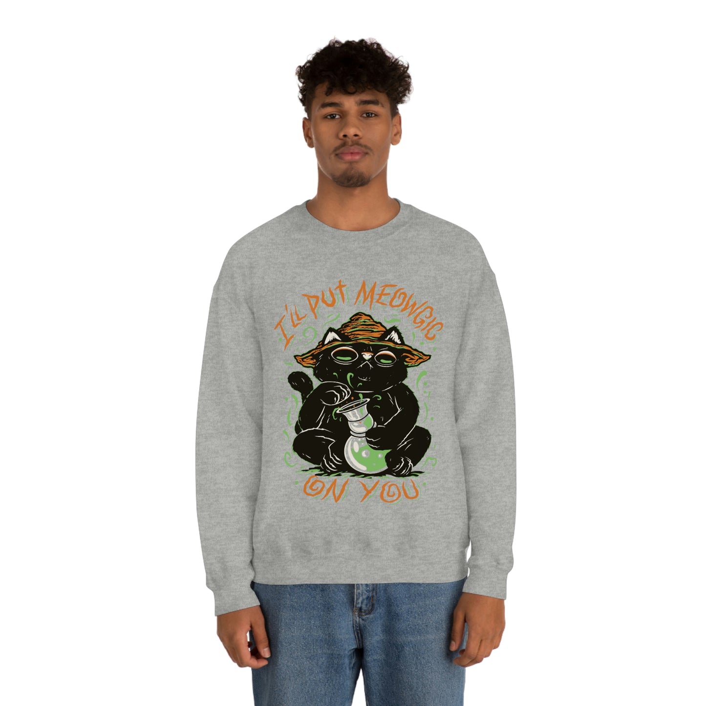 Ill put Meowgic On You Goth Aesthetic Sweatshirt