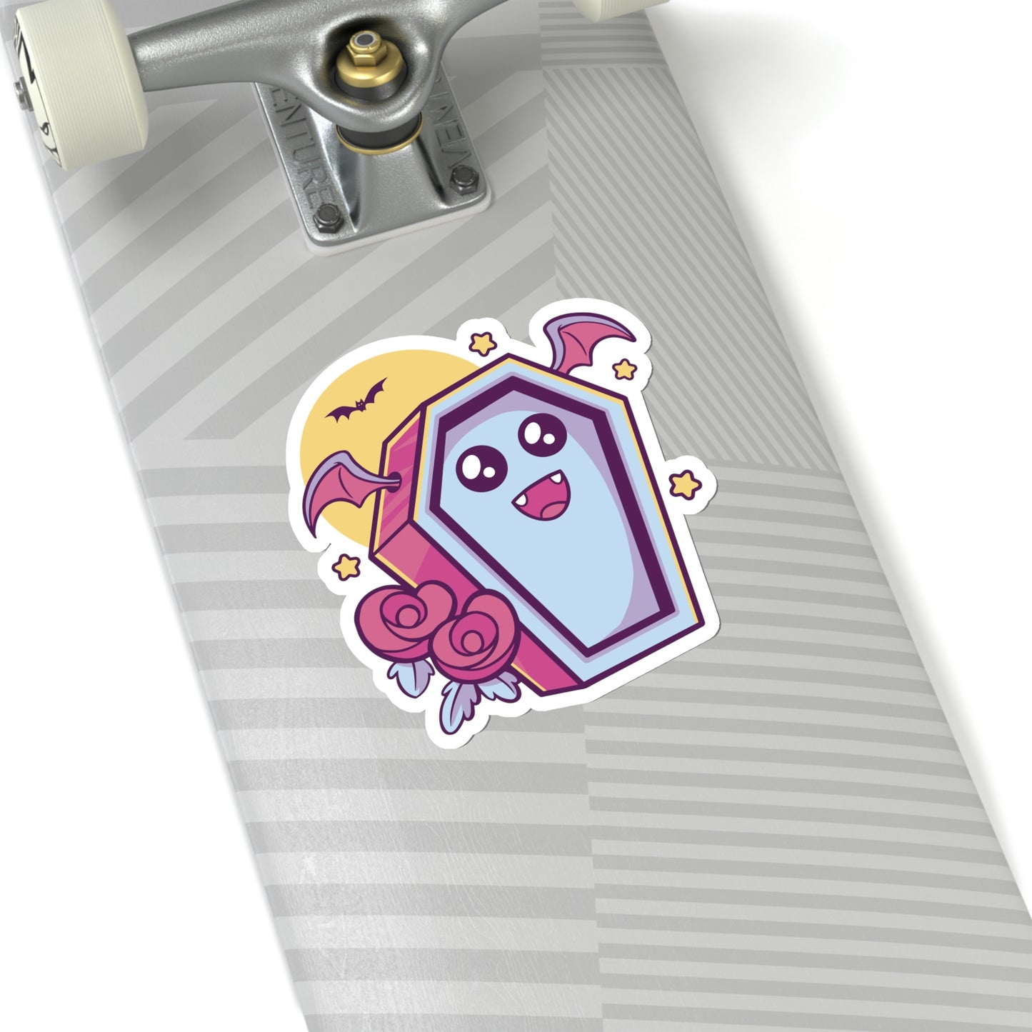 Cute Coffin Pastel Kawaii Aesthetic, Yami Kawaii, Japanese Aesthetic Otaku Sticker