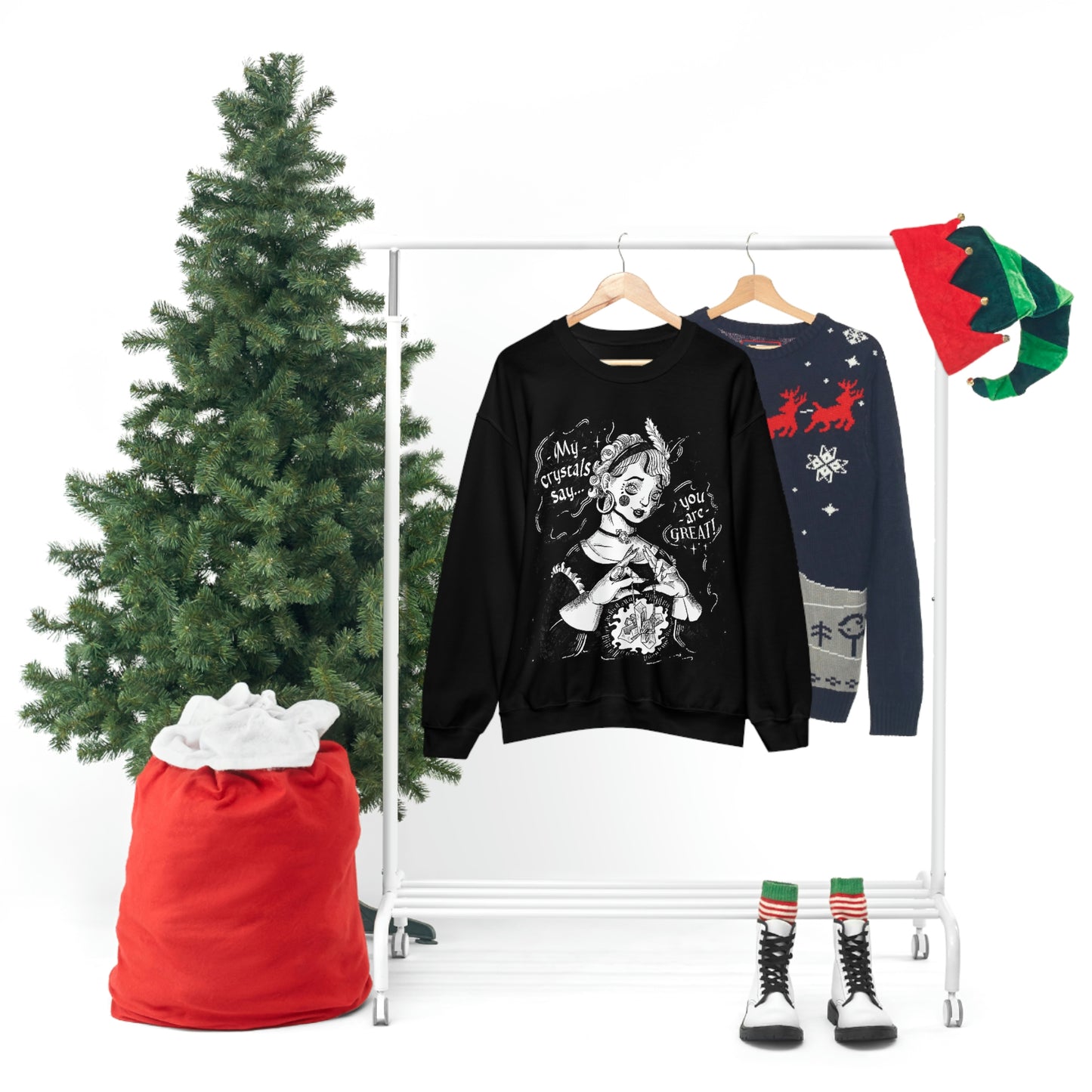 Witch Aesthetic Ilustration Sweatshirt