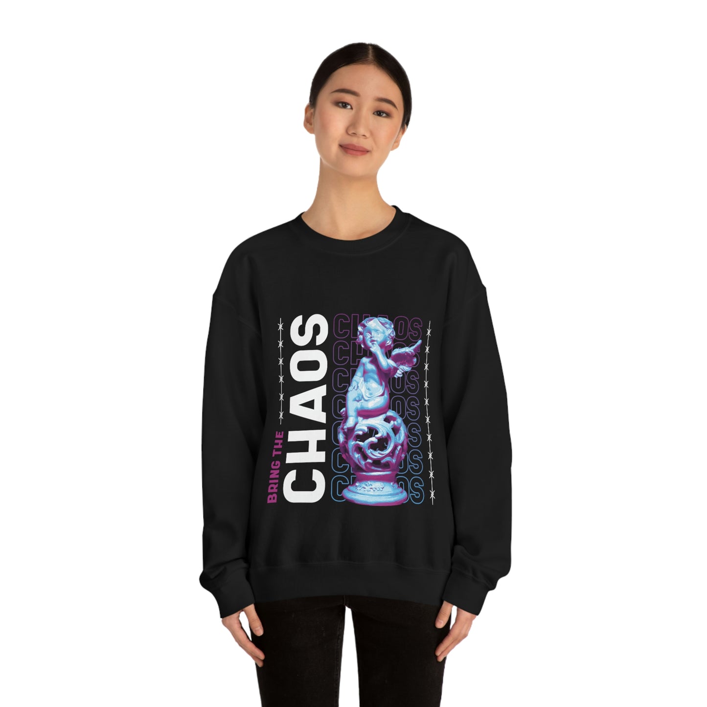 Bring The Chaos Y2k Aesthetic Sweatshirt