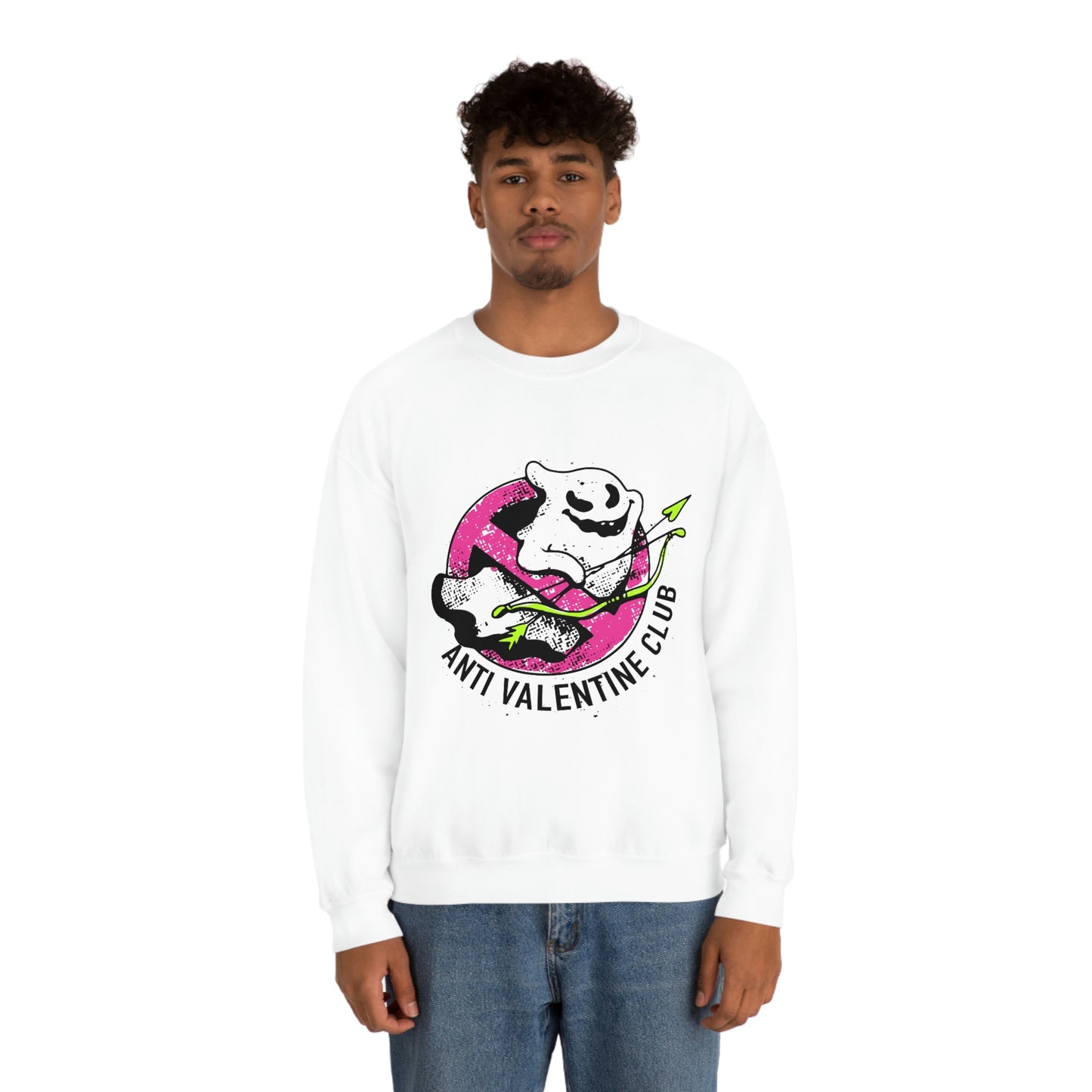 Anti Valentines CLub Ghost Sweatshirt