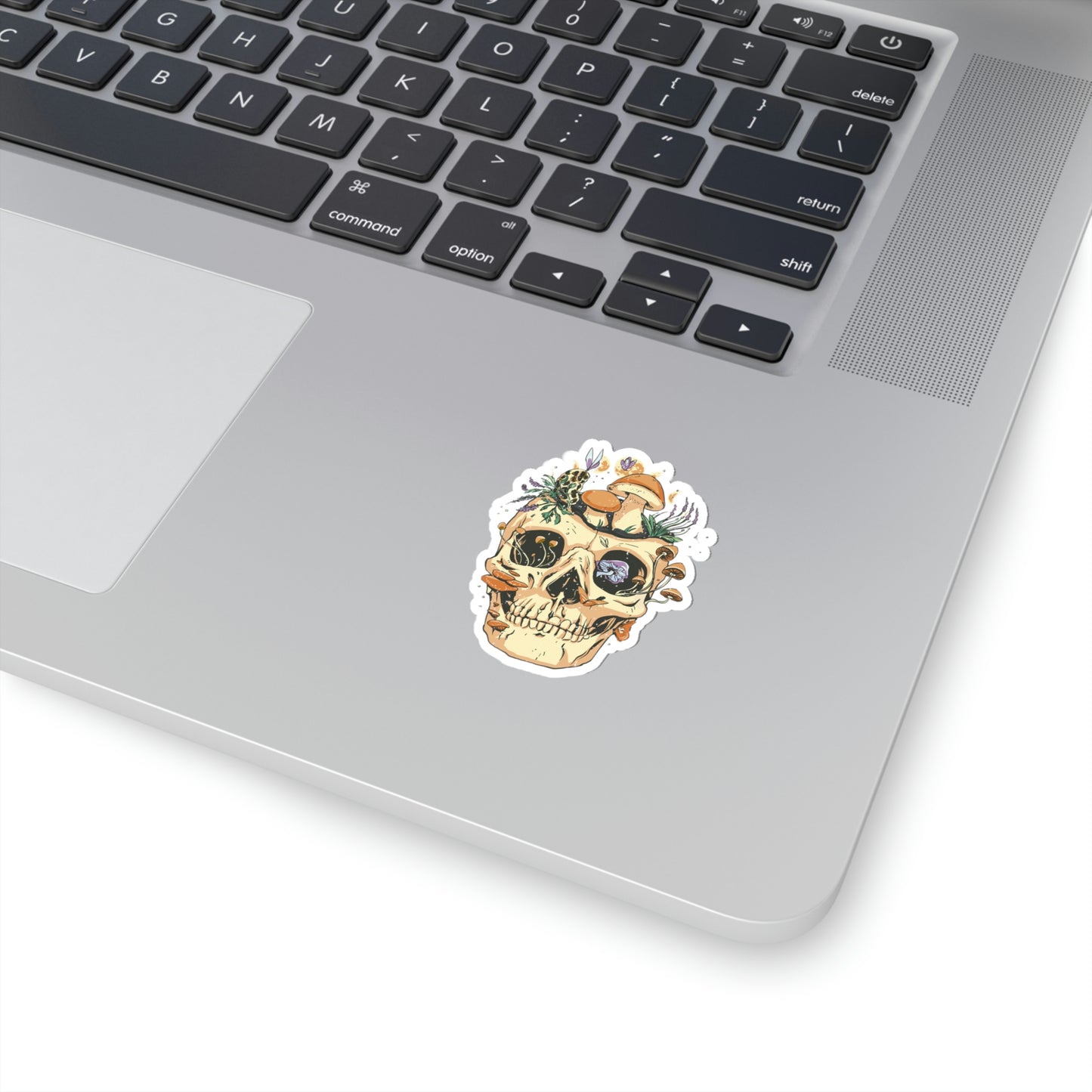 Cottagecore Aesthetic Skulls Mushroom Sticker