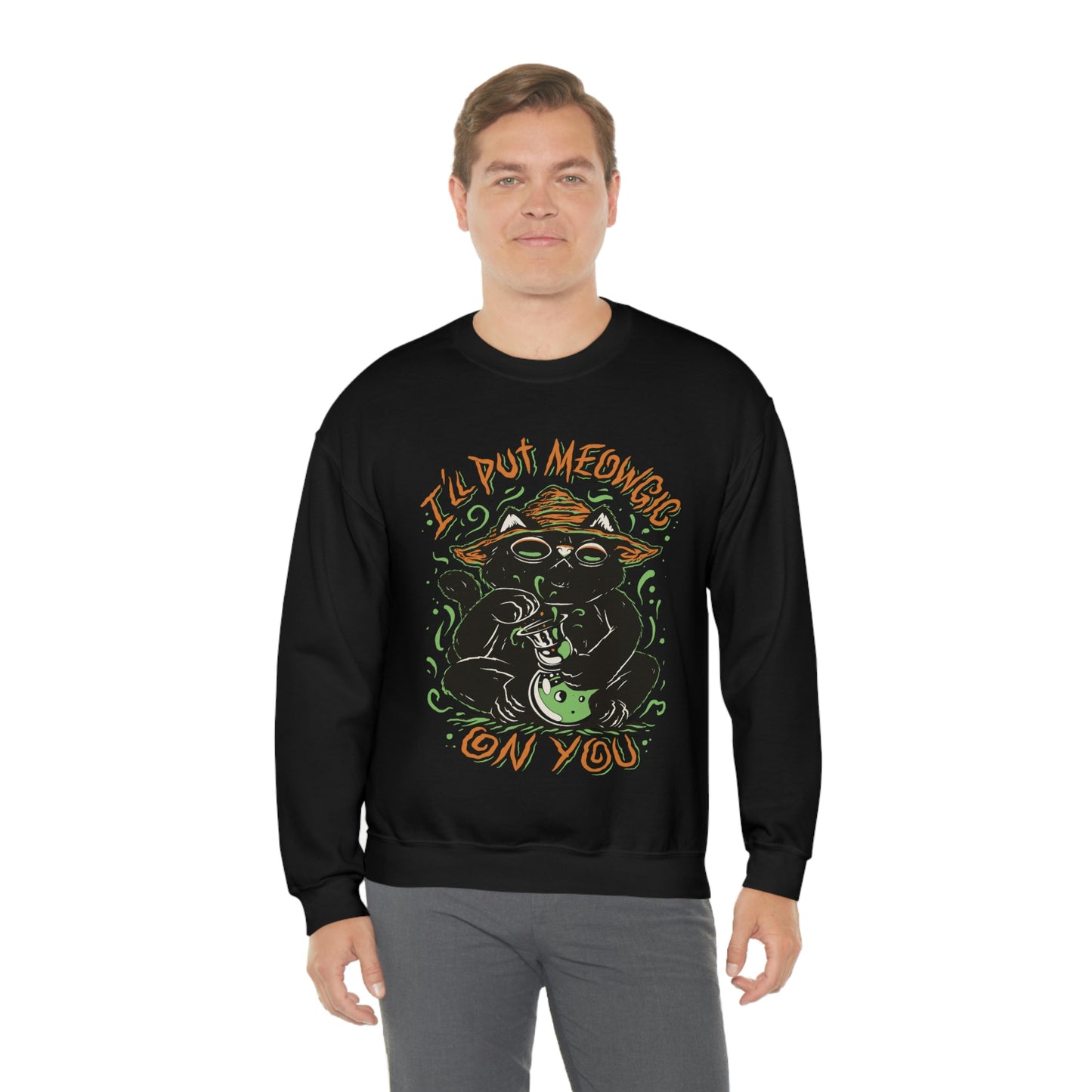 Ill put Meowgic On You Goth Aesthetic Sweatshirt