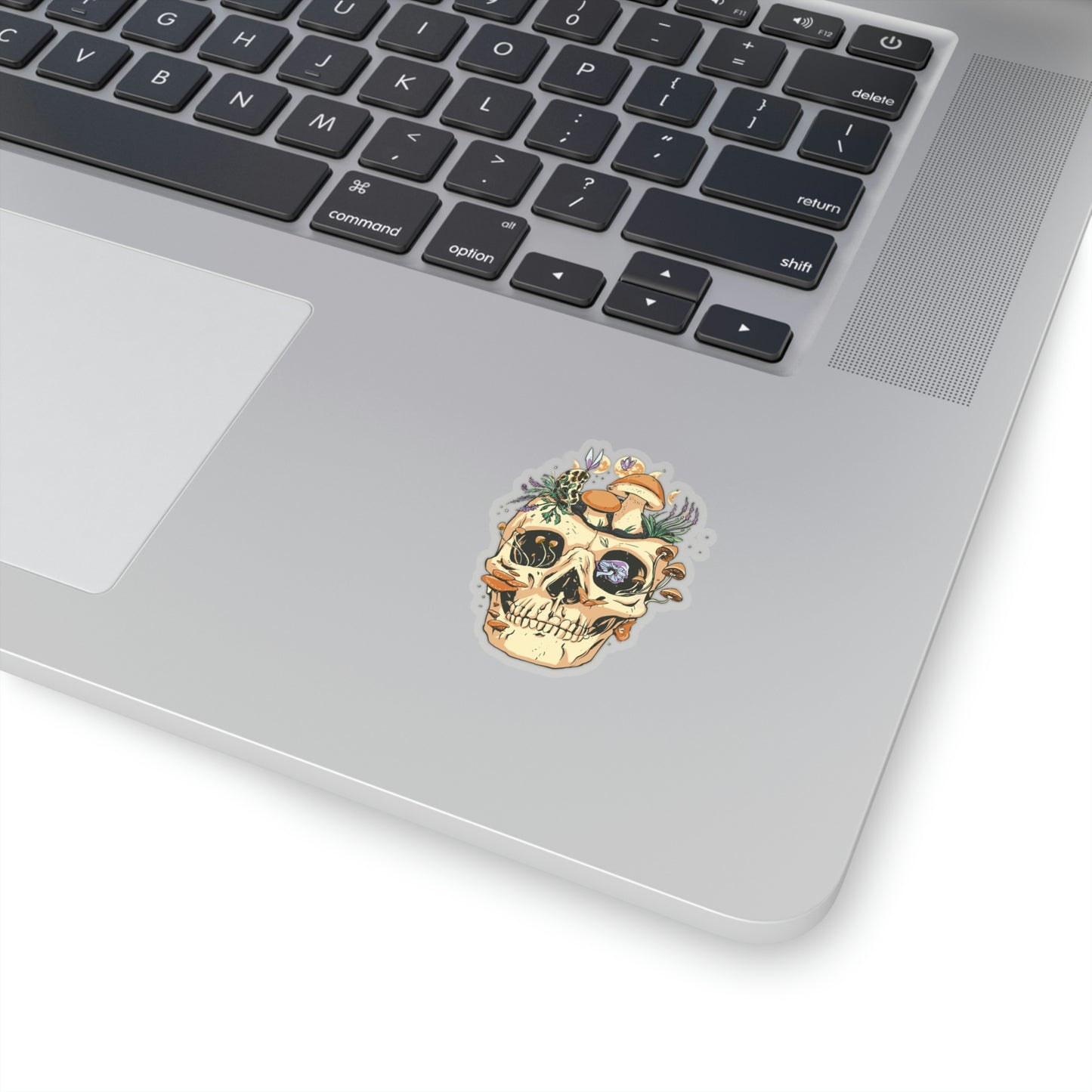 Cottagecore Aesthetic Skulls Mushroom Sticker