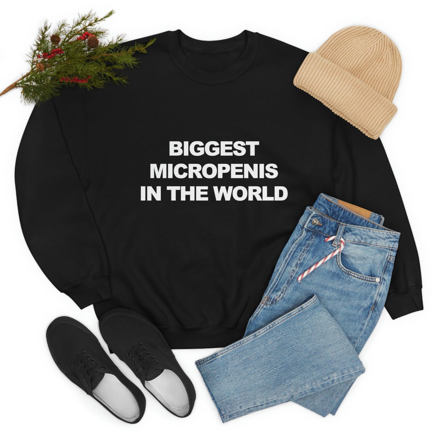 Biggest Micropenis In the World Sweatshirt