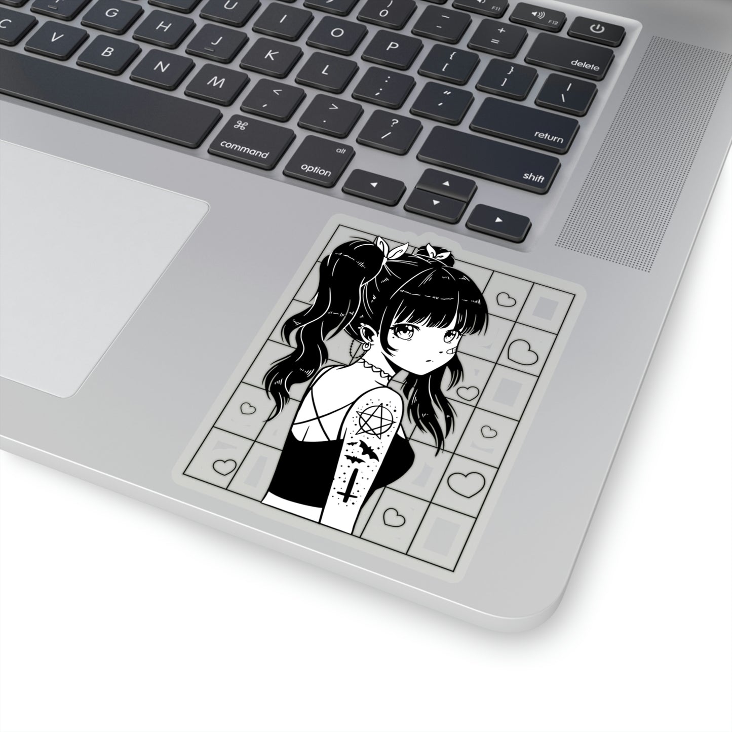 Anime Girl Goth Aesthetic Sticker