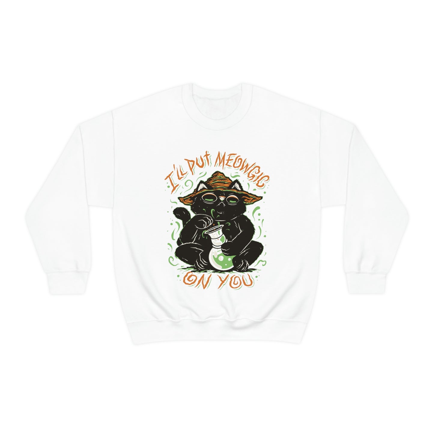 Ill put Meowgic On You Goth Aesthetic Sweatshirt