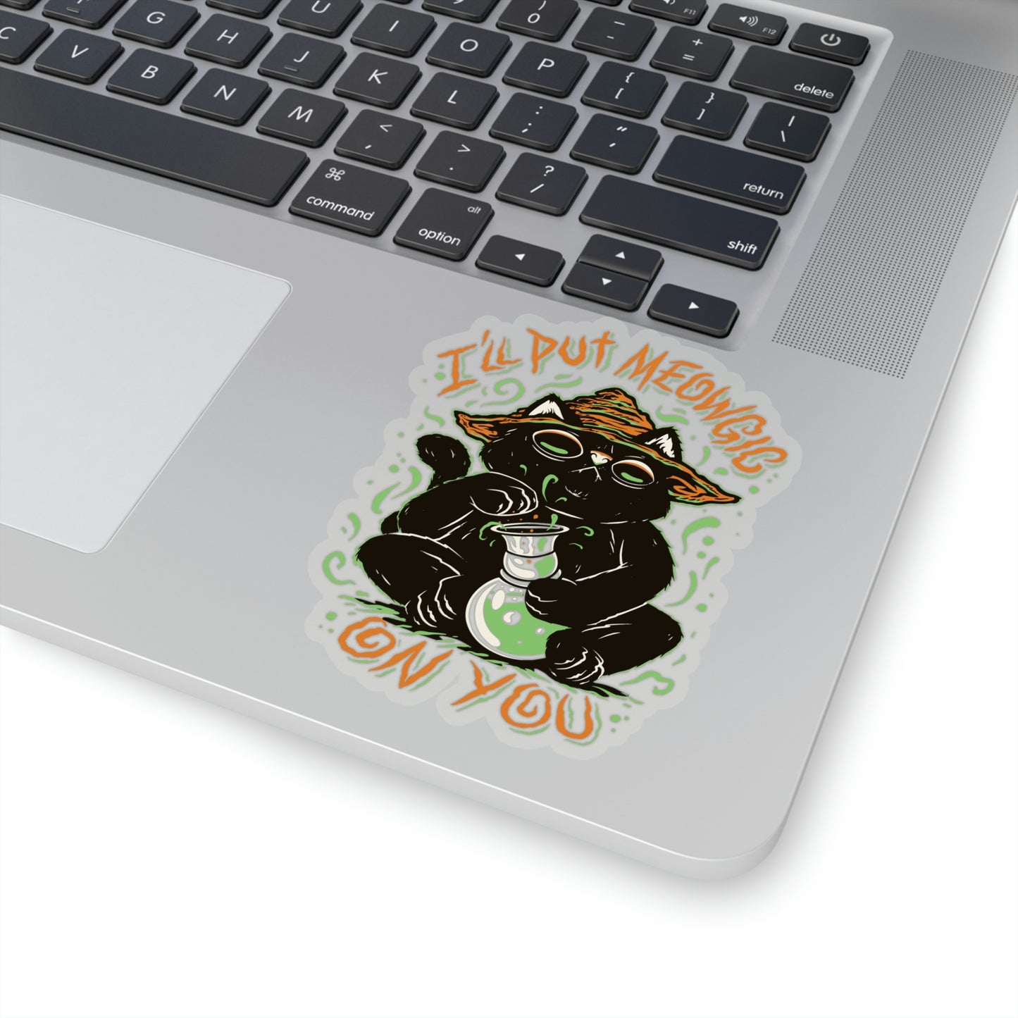 Ill put Meowgic On You Goth Aesthetic Sticker