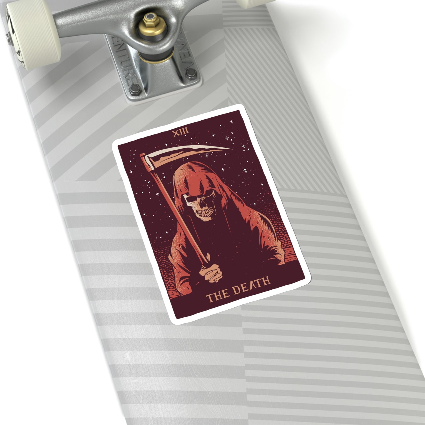 The Death Grim Reaper Tarot Card Goth Aesthetic Sticker