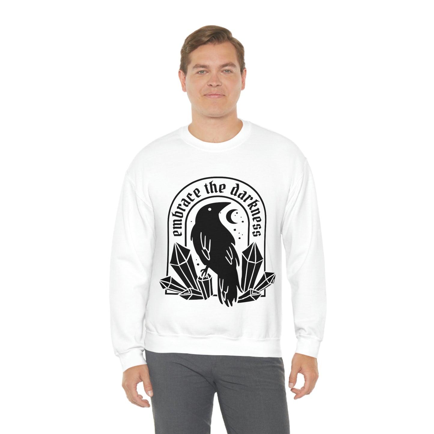 Embrace The Darkness Goth Aesthetic Sweatshirt
