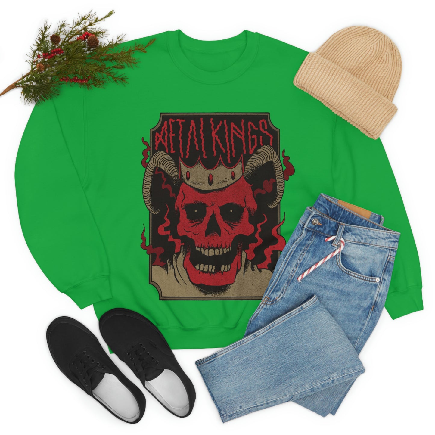 METAL KINGS BAND Goth Aesthetic Sweatshirt