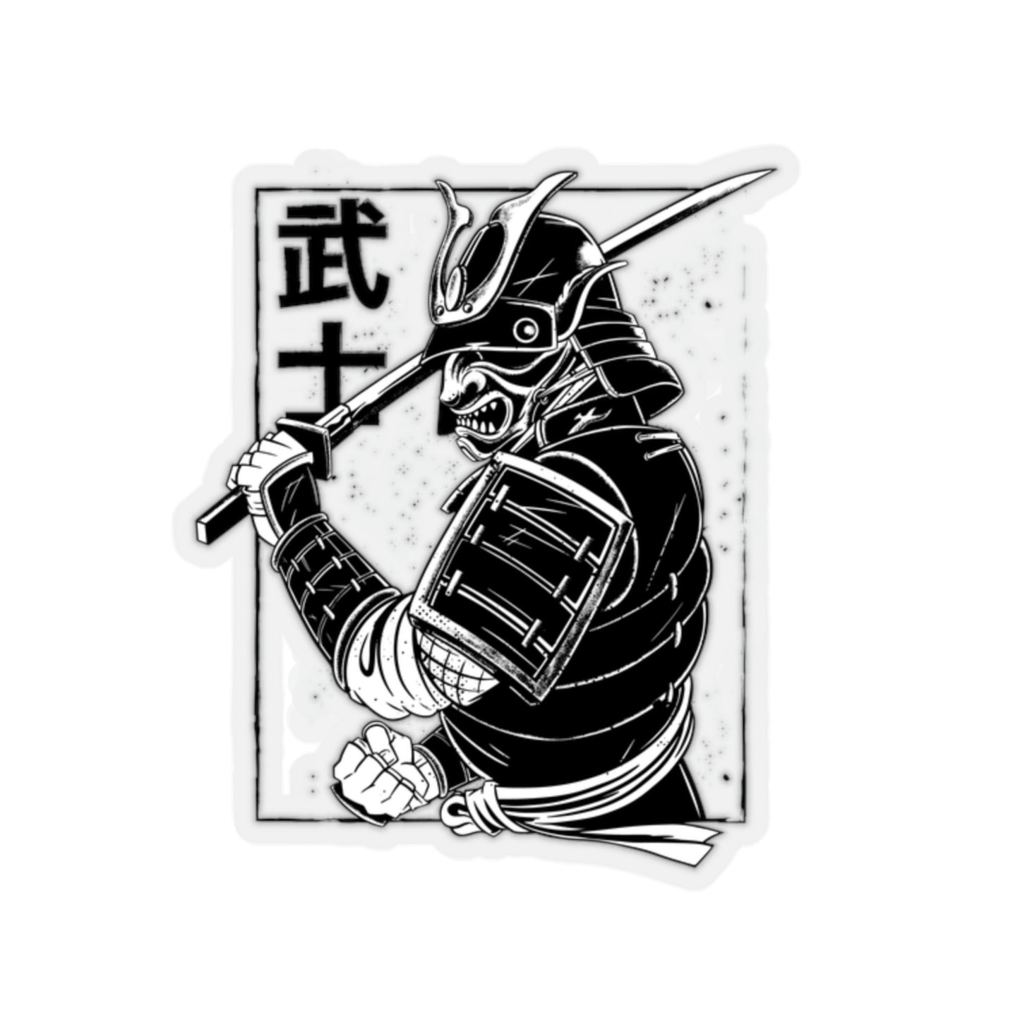 Japanese Aesthetic Japan Samurai Graphic Sticker