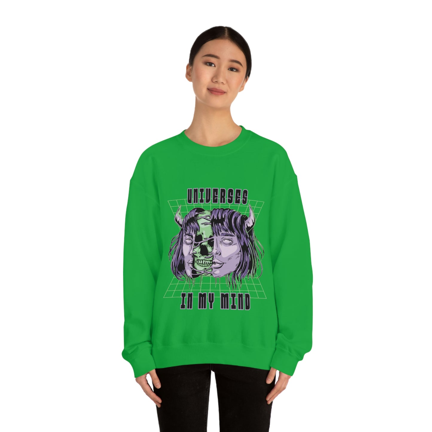 Universes In My Mind Pastel Goth Aesthetic Cyber Sweatshirt