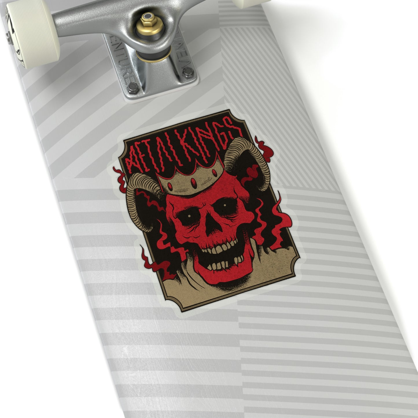 METAL KINGS Skull Sticker