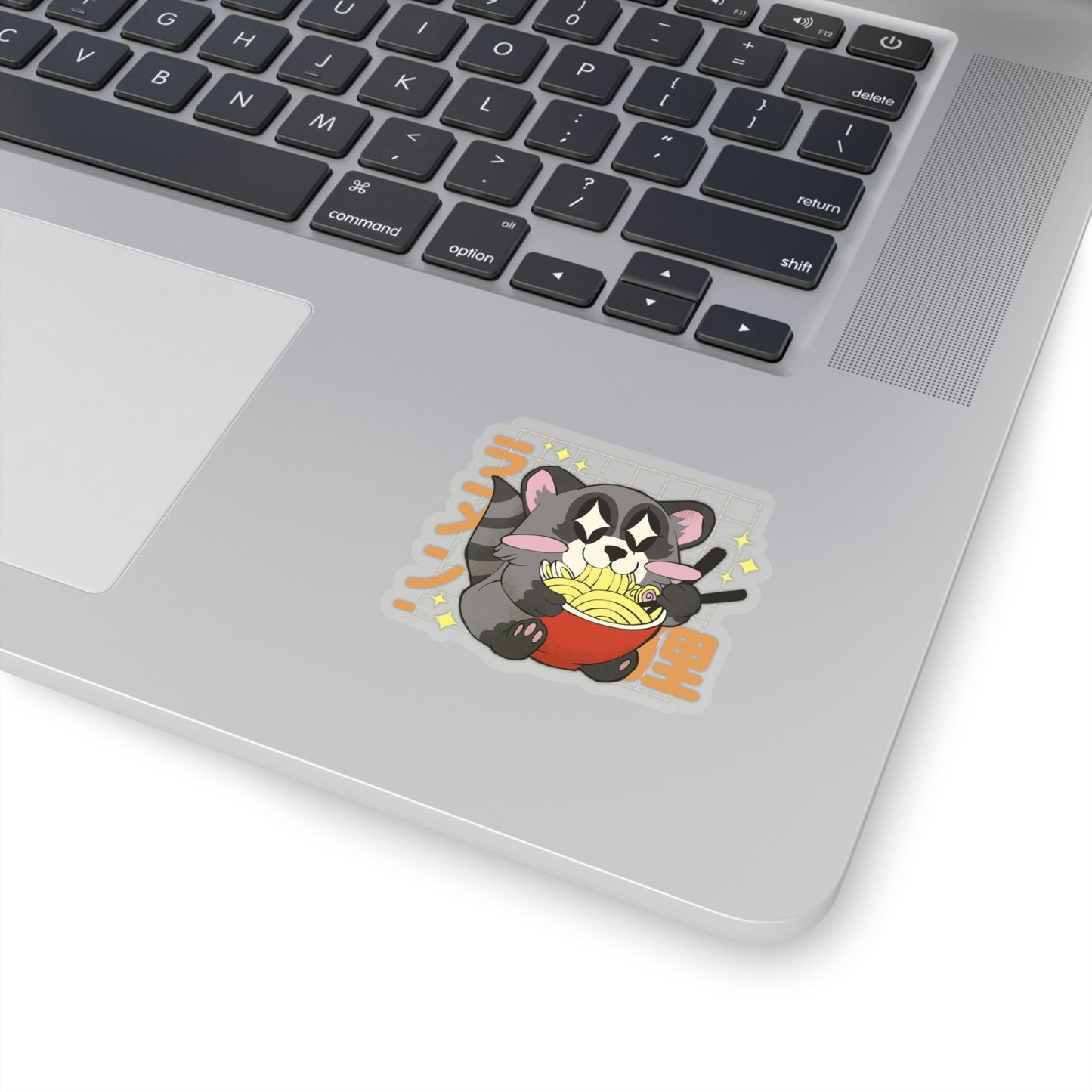 Kawaii Aesthetic, Yami Kawaii Racoon Ramen Sticker