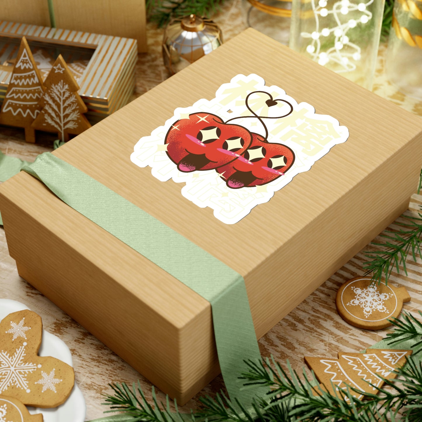 Cute Apple Pastel Kawaii Aesthetic, Yami Kawaii, Japanese Aesthetic Otaku Sticker