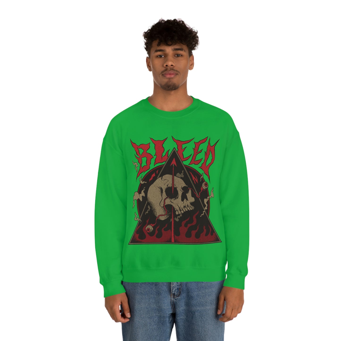 SKULL METAL BAND Goth Aesthetic Sweatshirt