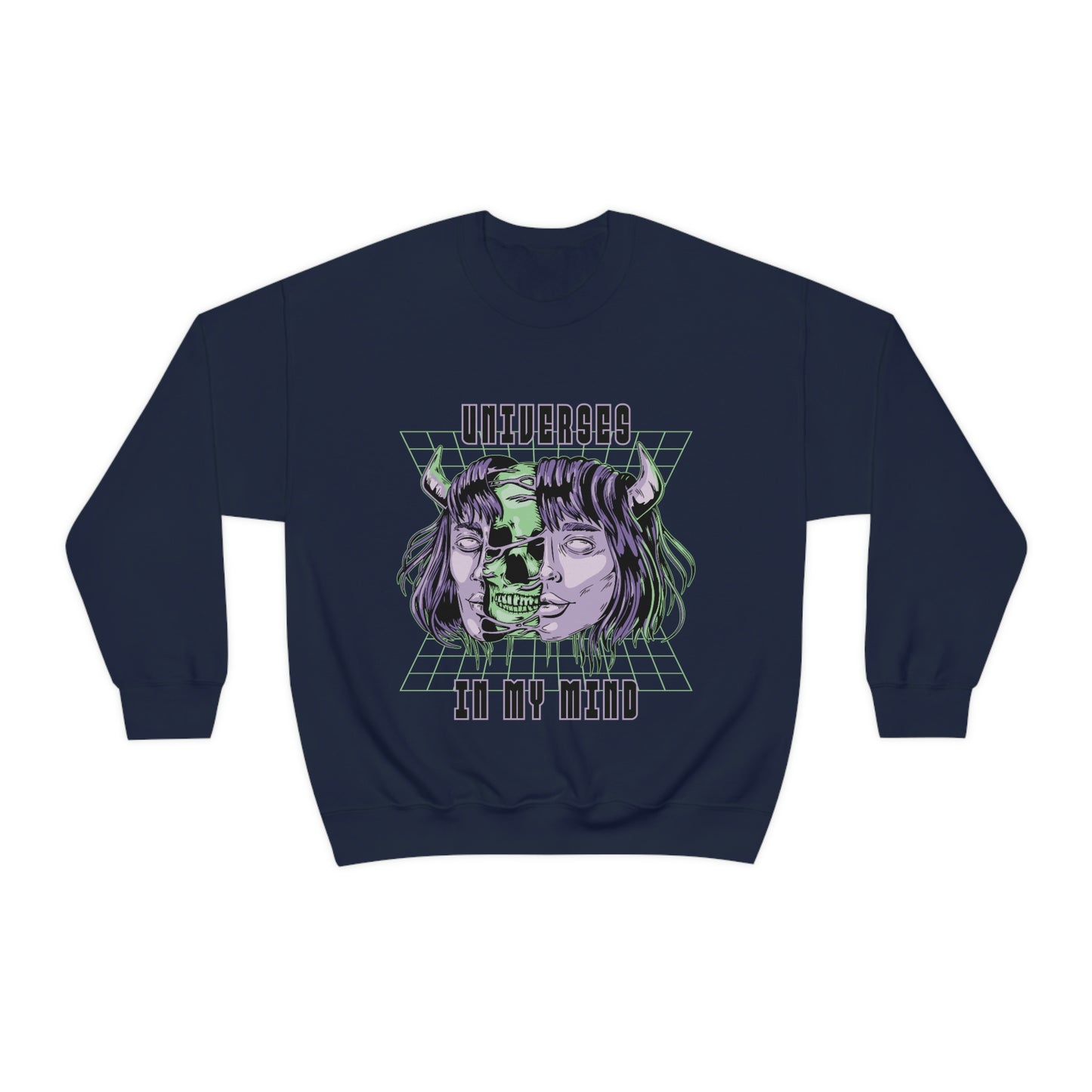 Universes In My Mind Pastel Goth Aesthetic Cyber Sweatshirt
