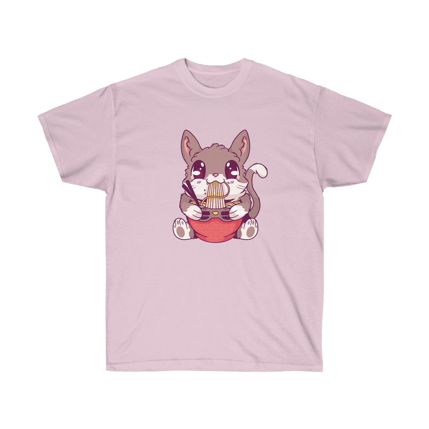 Kawaii Sweatshirt, Kawaii Clothing, Kawaii Clothes, Yami Kawaii Aesthetic, Pastel Kawaii Cat Ramen Gaming Sweatshirt T-Shirt