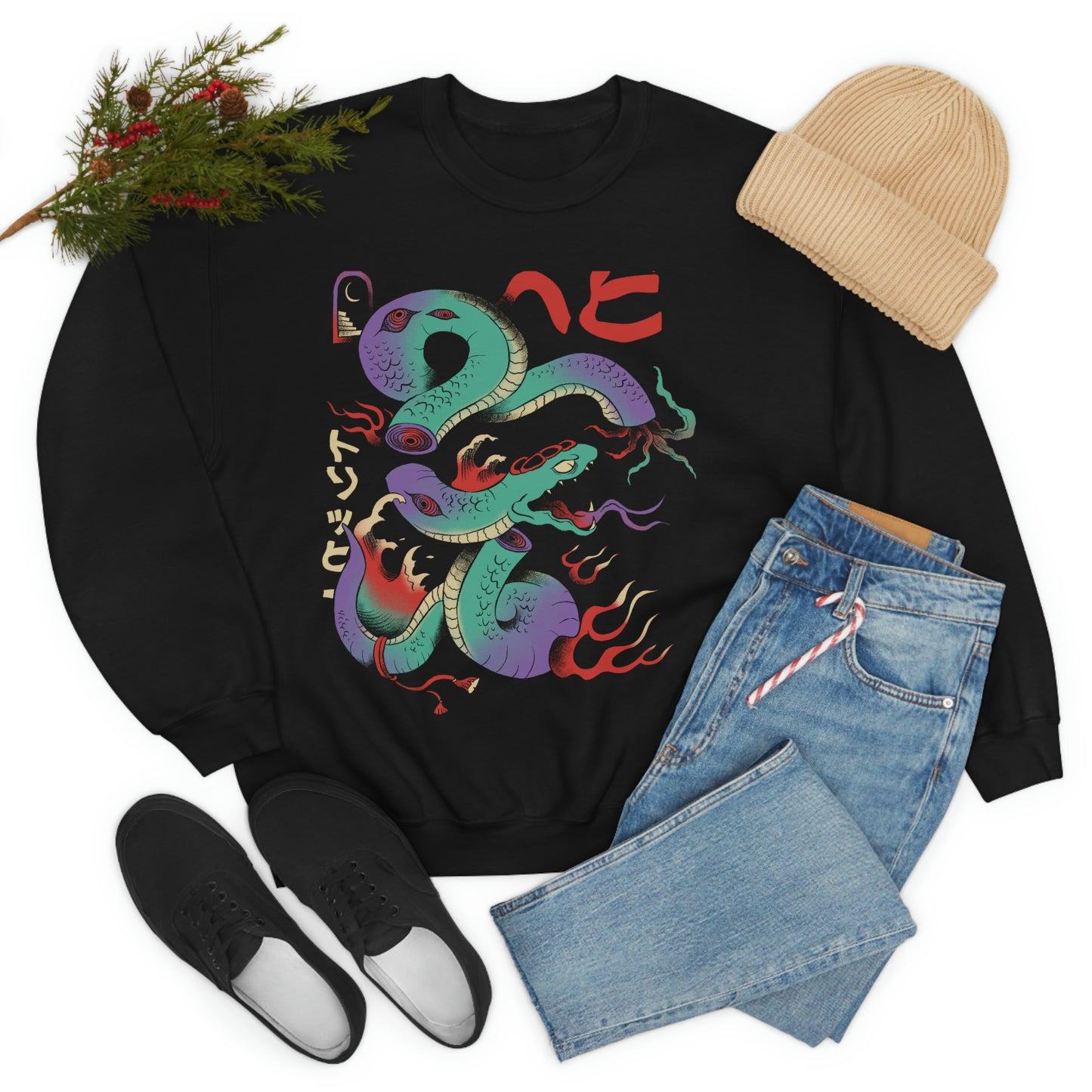 Indie Japanese Art, Japan Streeetwear Retro, Japanese Aesthetic Sweatshirt