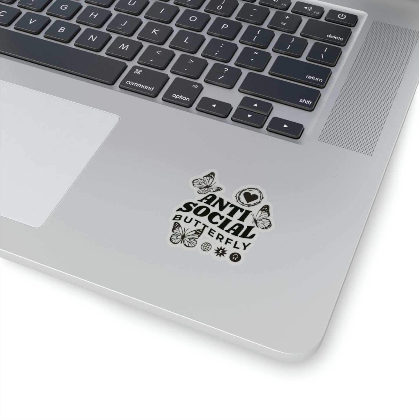 Anti Social Butterfly, Goth Aesthetic Sticker