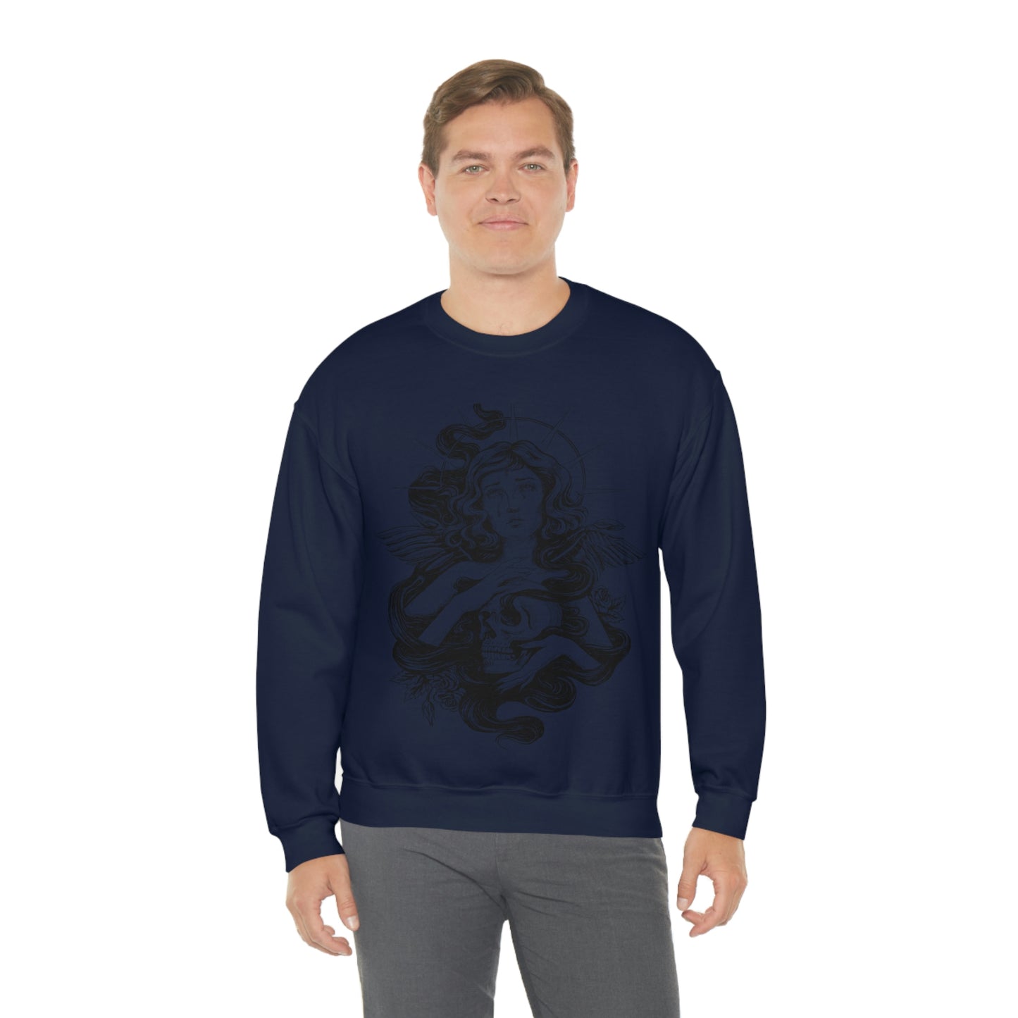 Dark Aesthetic Crying Women Sweatshirt