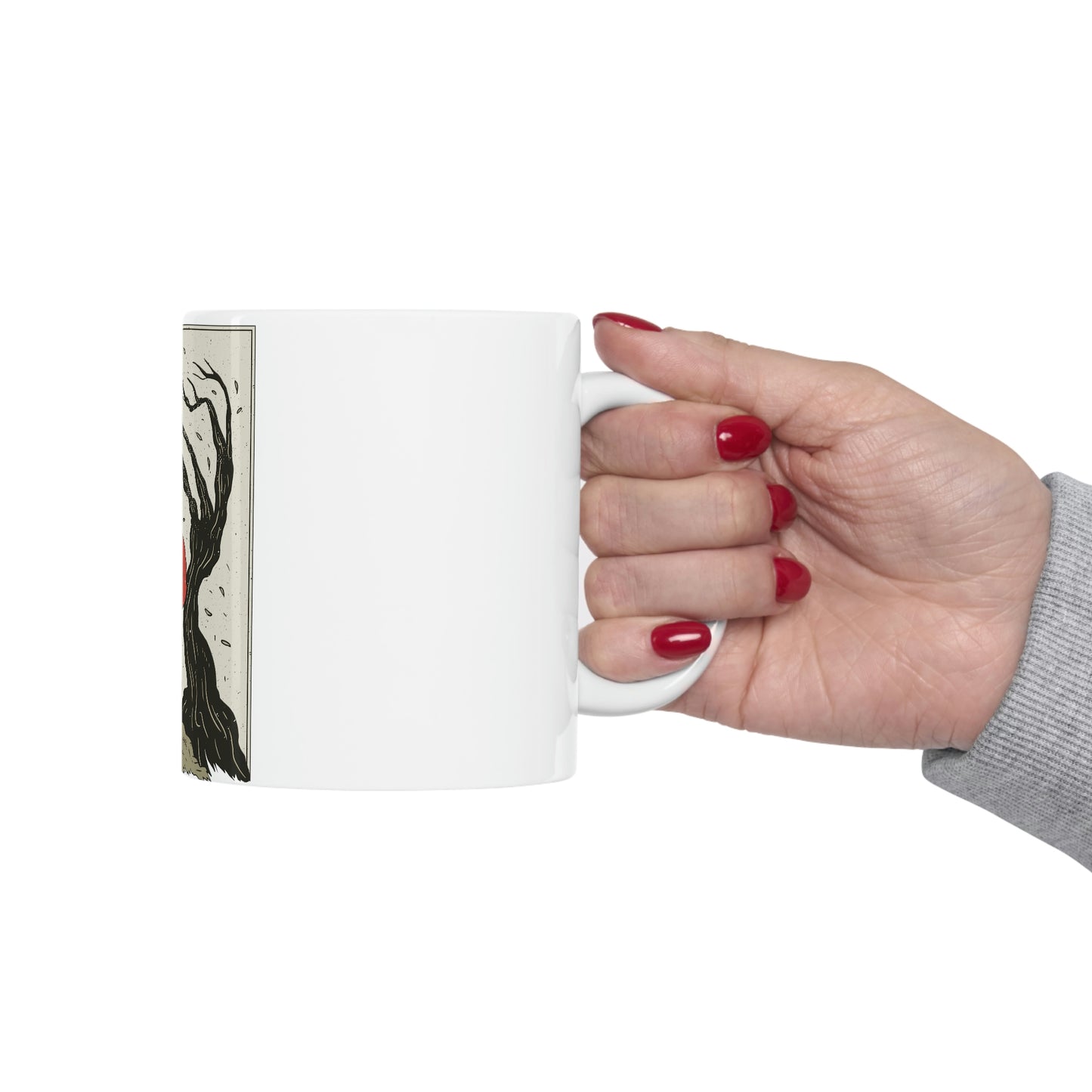 Indie Japanese Art, Japan Streeetwear Retro, Japanese Aesthetic White Ceramic Mug 11oz