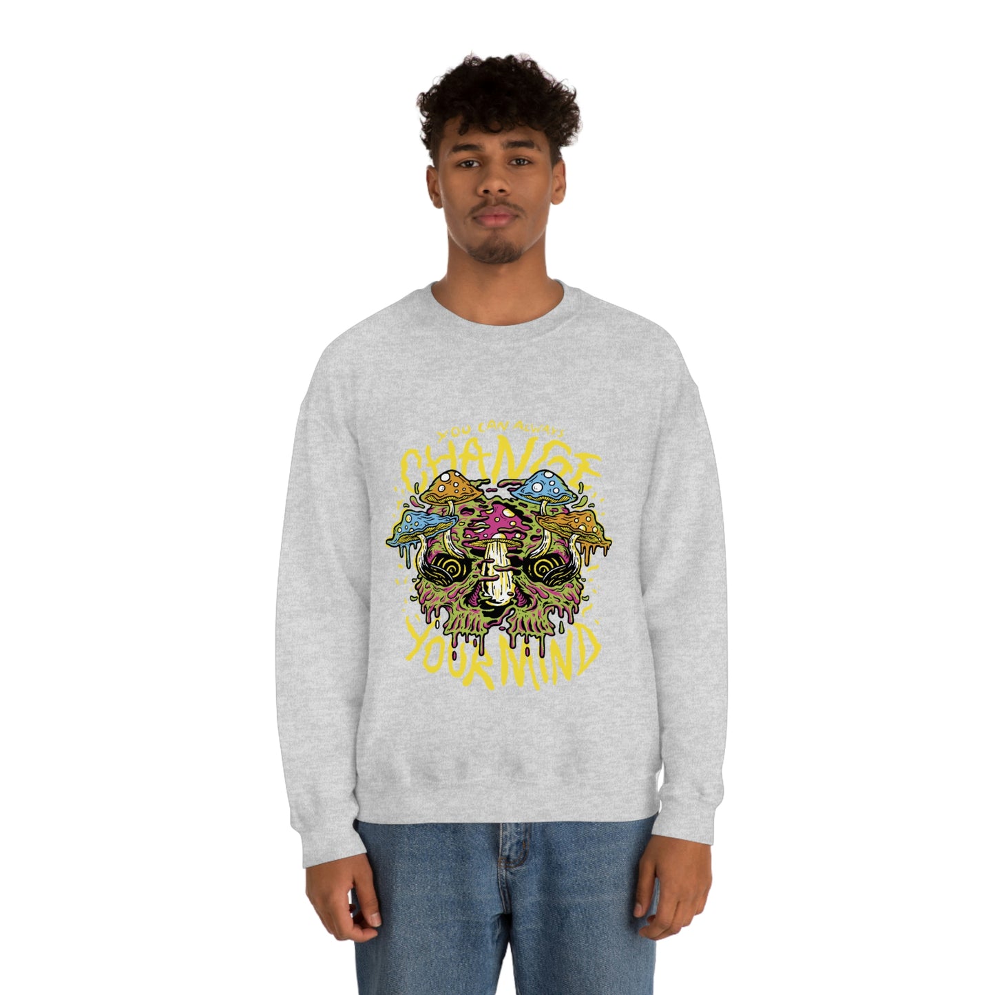 Cottagecore You Can ALways Change Your Mind Psychedelic Sweatshirt
