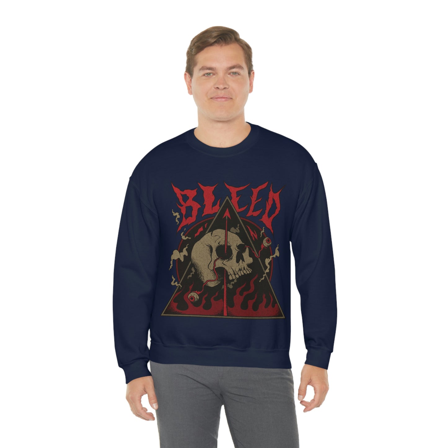 SKULL METAL BAND Goth Aesthetic Sweatshirt