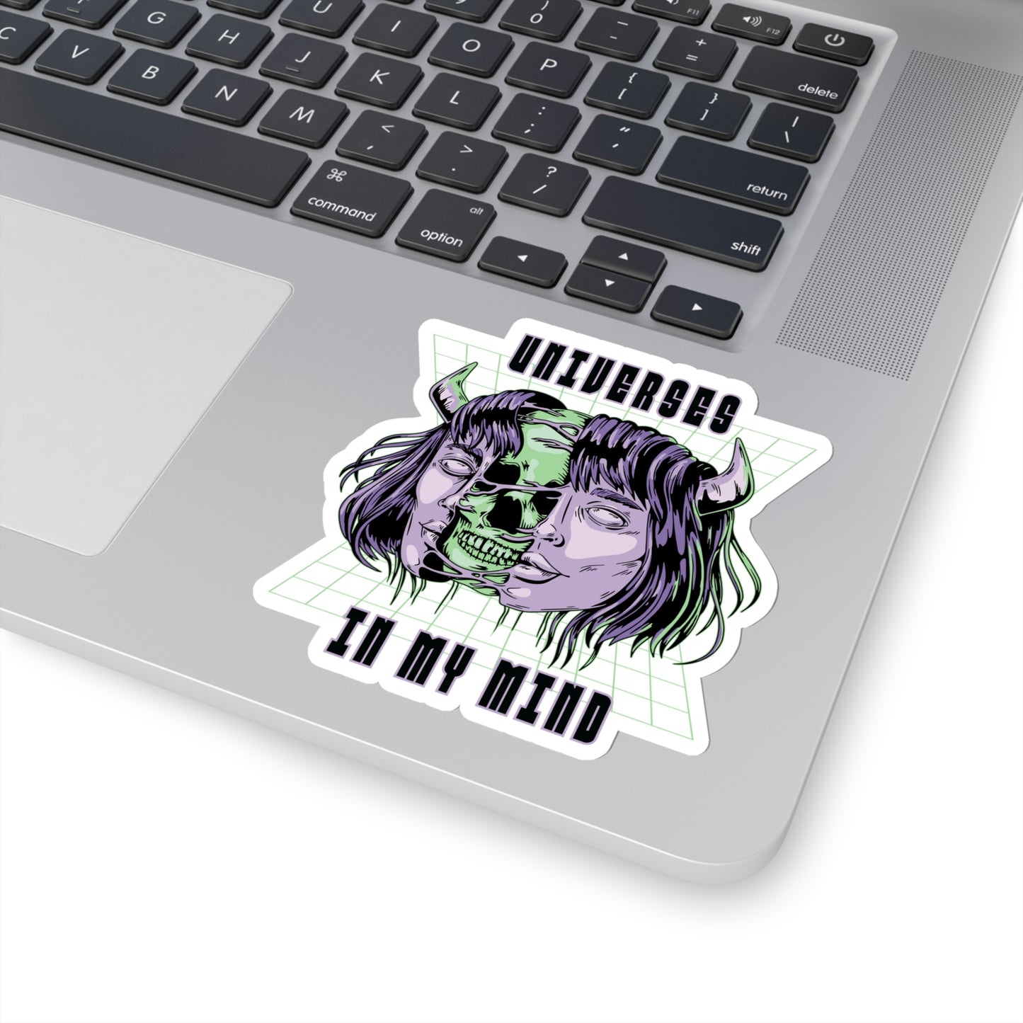 Universes In My Mind Pastel Goth Aesthetic Cyber Sticker
